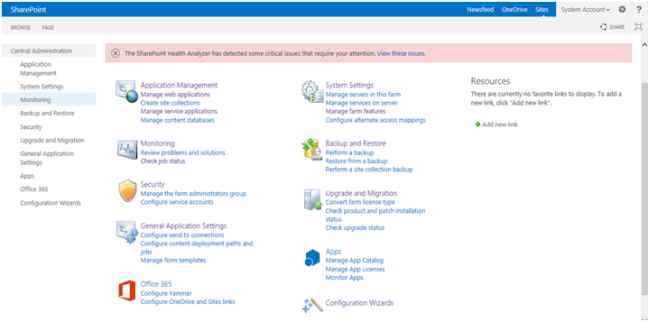 Central Administration